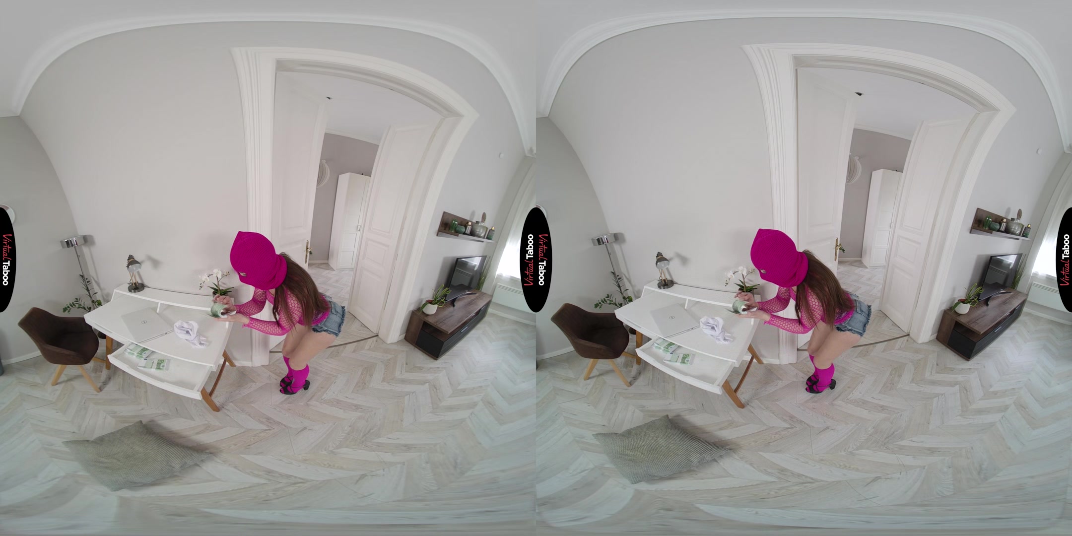 Chloe Lapiedra VR Porn: Hands Up - Pants Down - VirtualTaboo