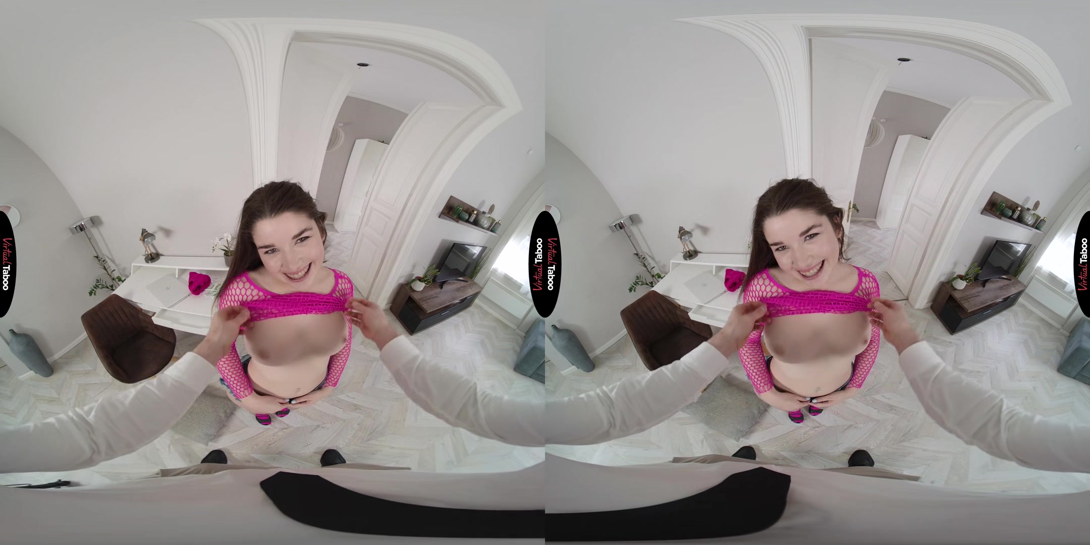 Chloe Lapiedra VR Porn: Hands Up - Pants Down - VirtualTaboo