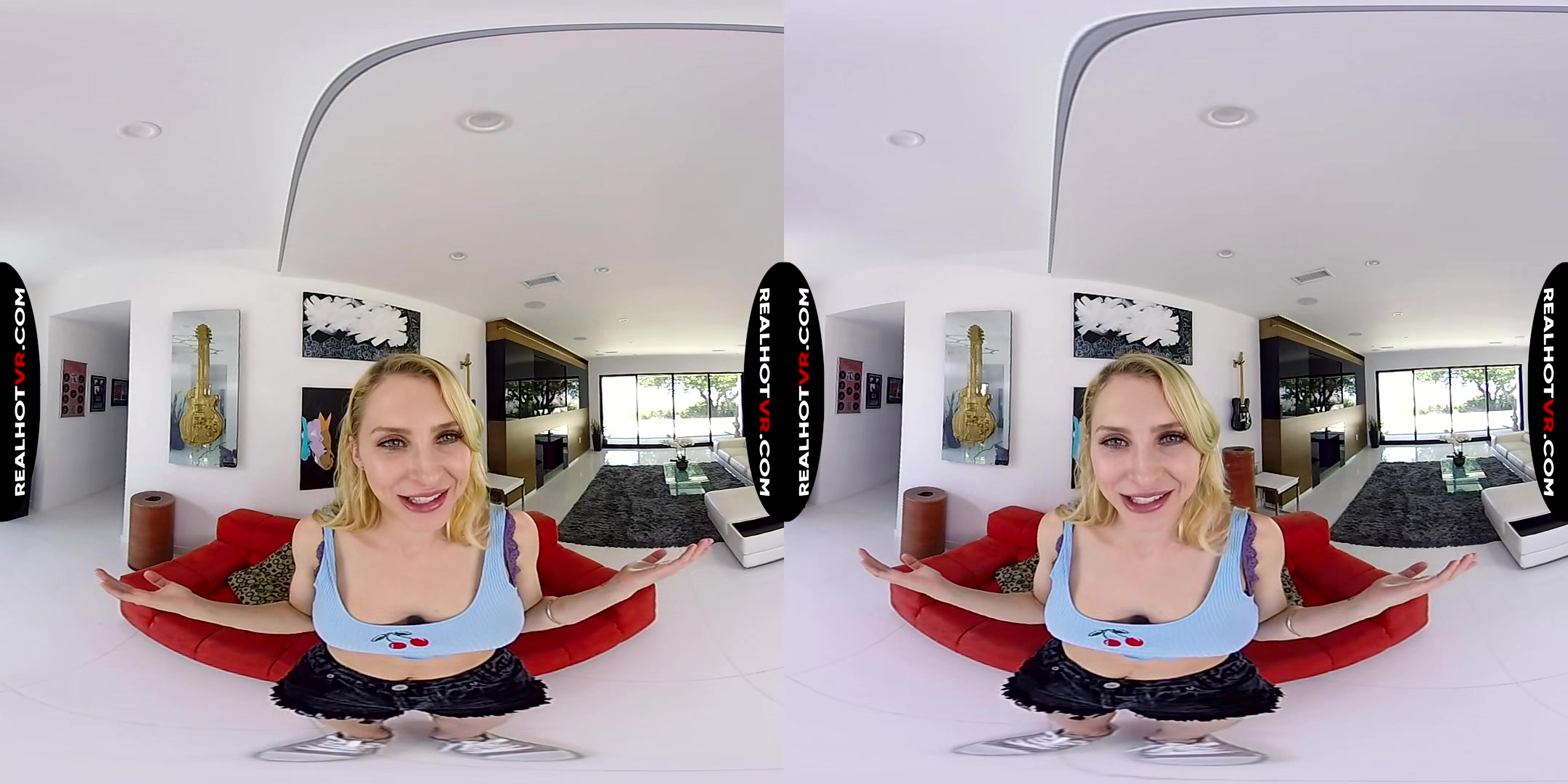 Stepmom Lives Out Fantasy Of Being Fucked By Her Stepson; Blonde Milf Solo Masturbation Vr