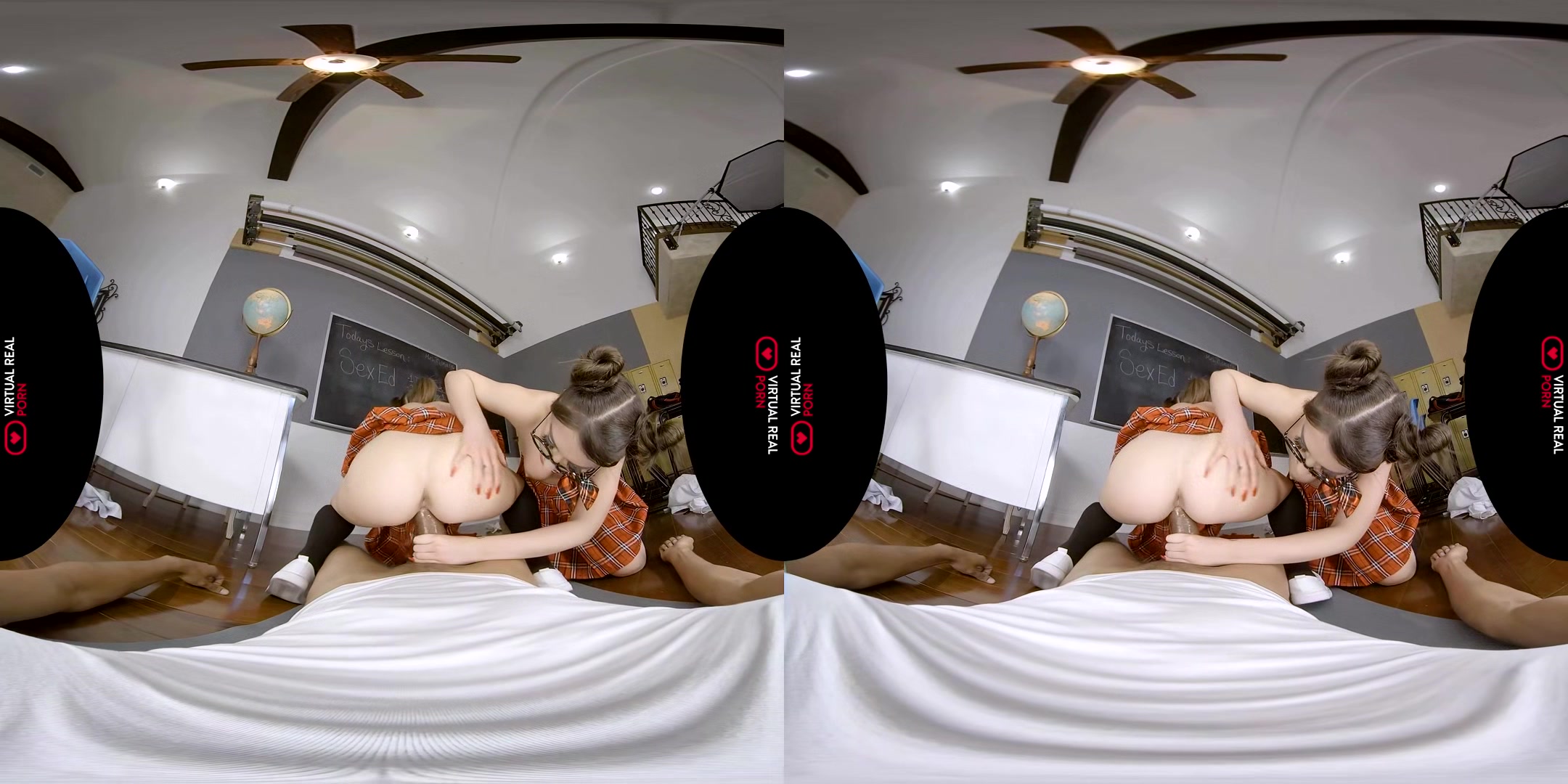 Nerdy And Horny - Interracial Threesome Pov - Sexlikereal