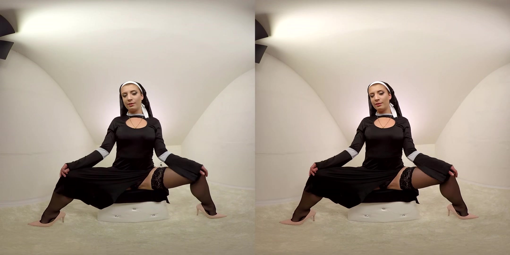 Naughty Nun Cums - Cosplay Toying - Sexlikereal