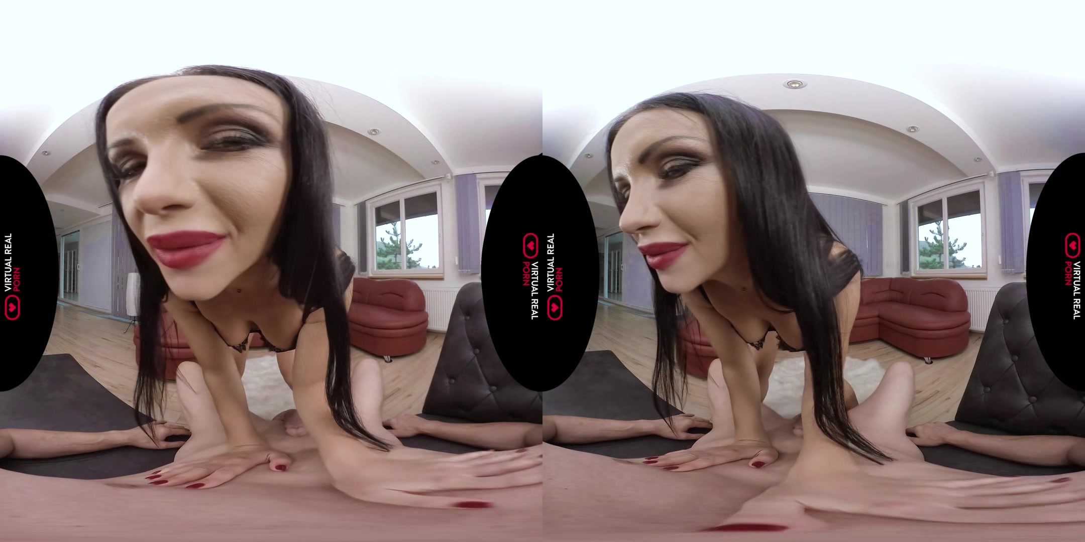 Master Of Fuckers - Shaved Busty Brunette Riding