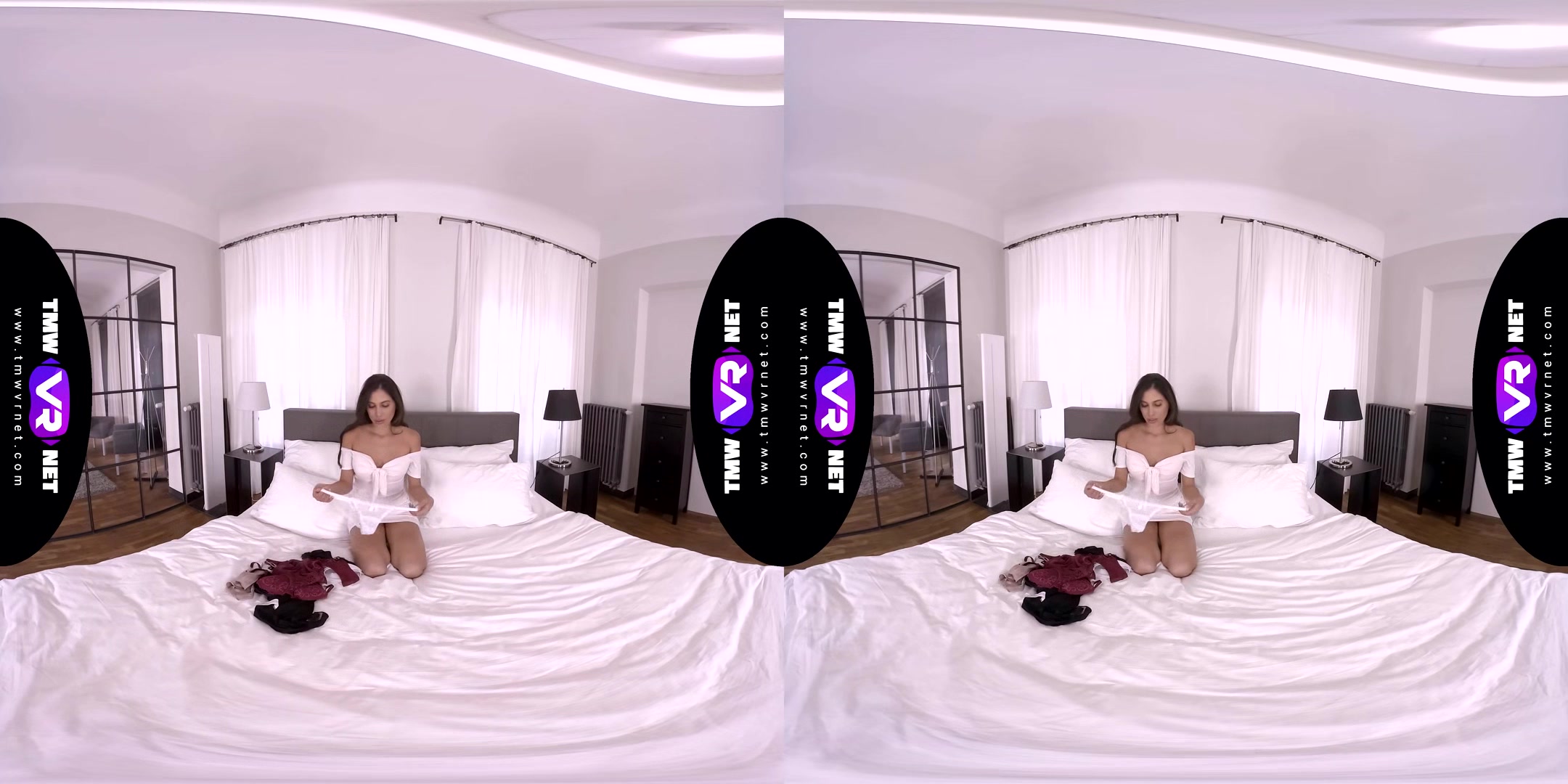 New Lingerie! New Orgasm! - Sexy Brunette - Sexlikereal