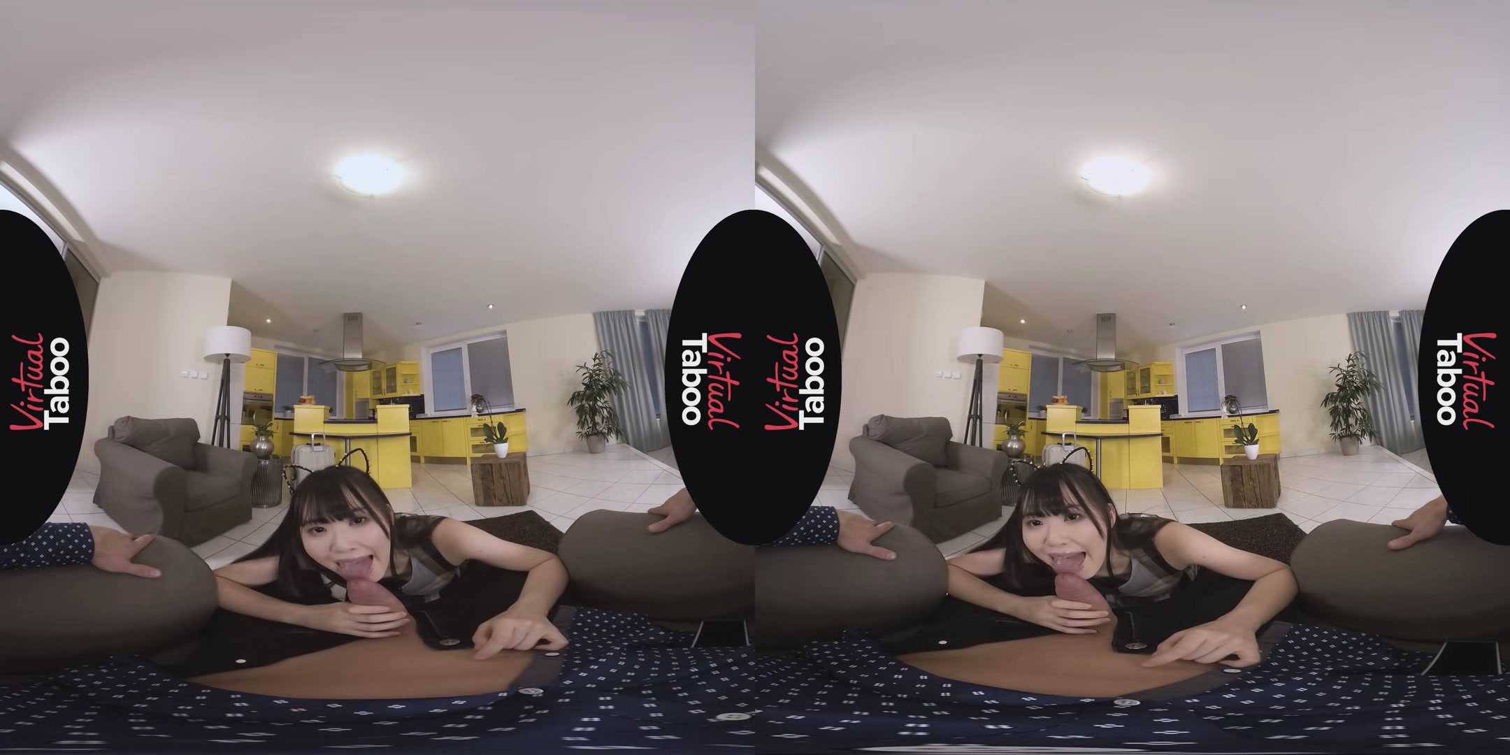 Mai Honda VR Porn: Japanese Daughter Gets Warm Welcome - VirtualTaboo
