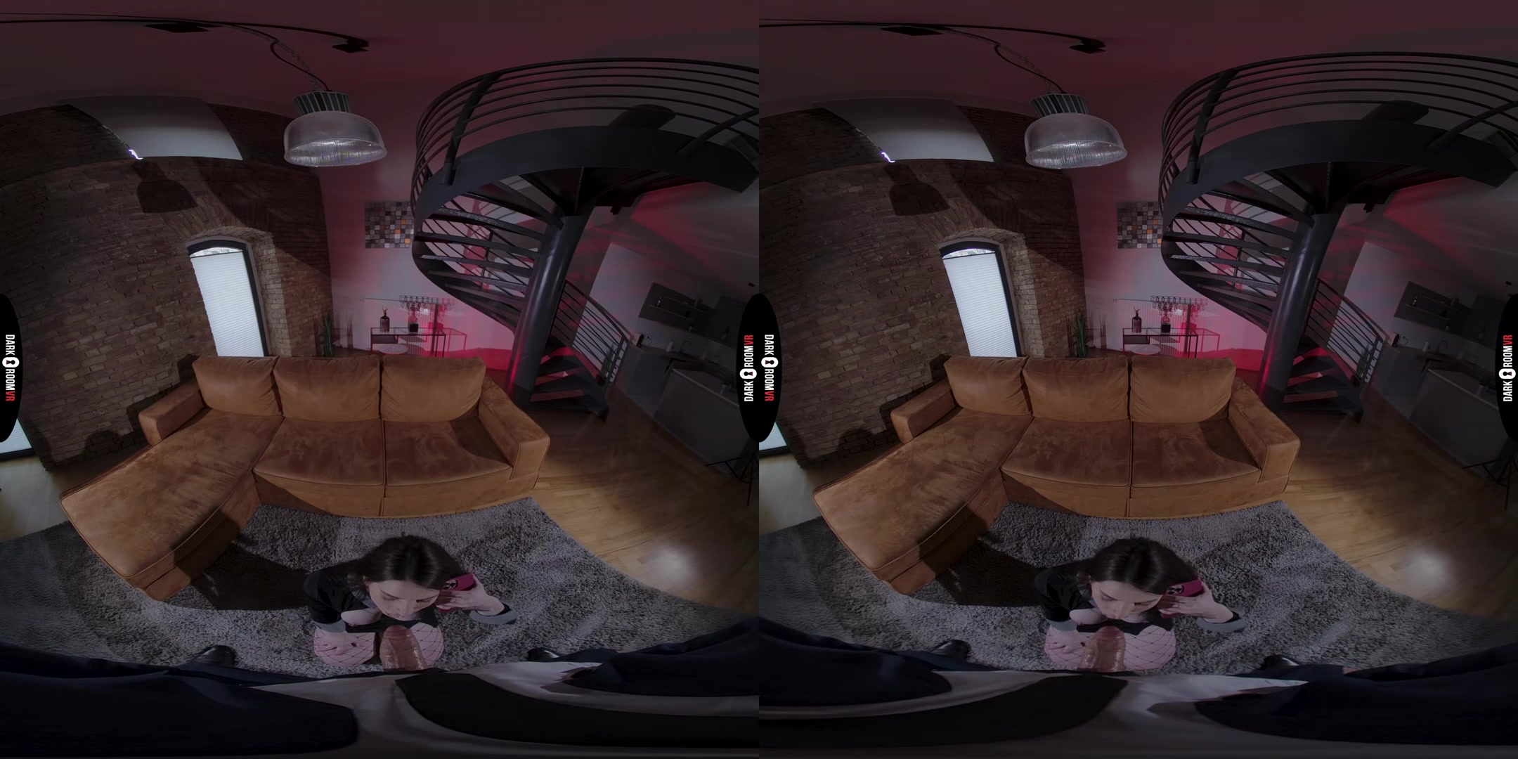 Aria Carson VR Porn: Say Hi To Your Boyfriend - DarkRoomVR