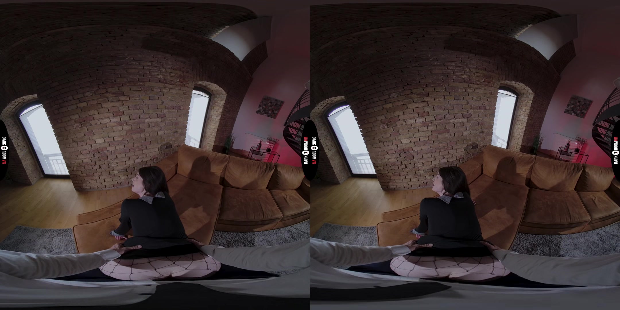 Aria Carson VR Porn: Say Hi To Your Boyfriend - DarkRoomVR