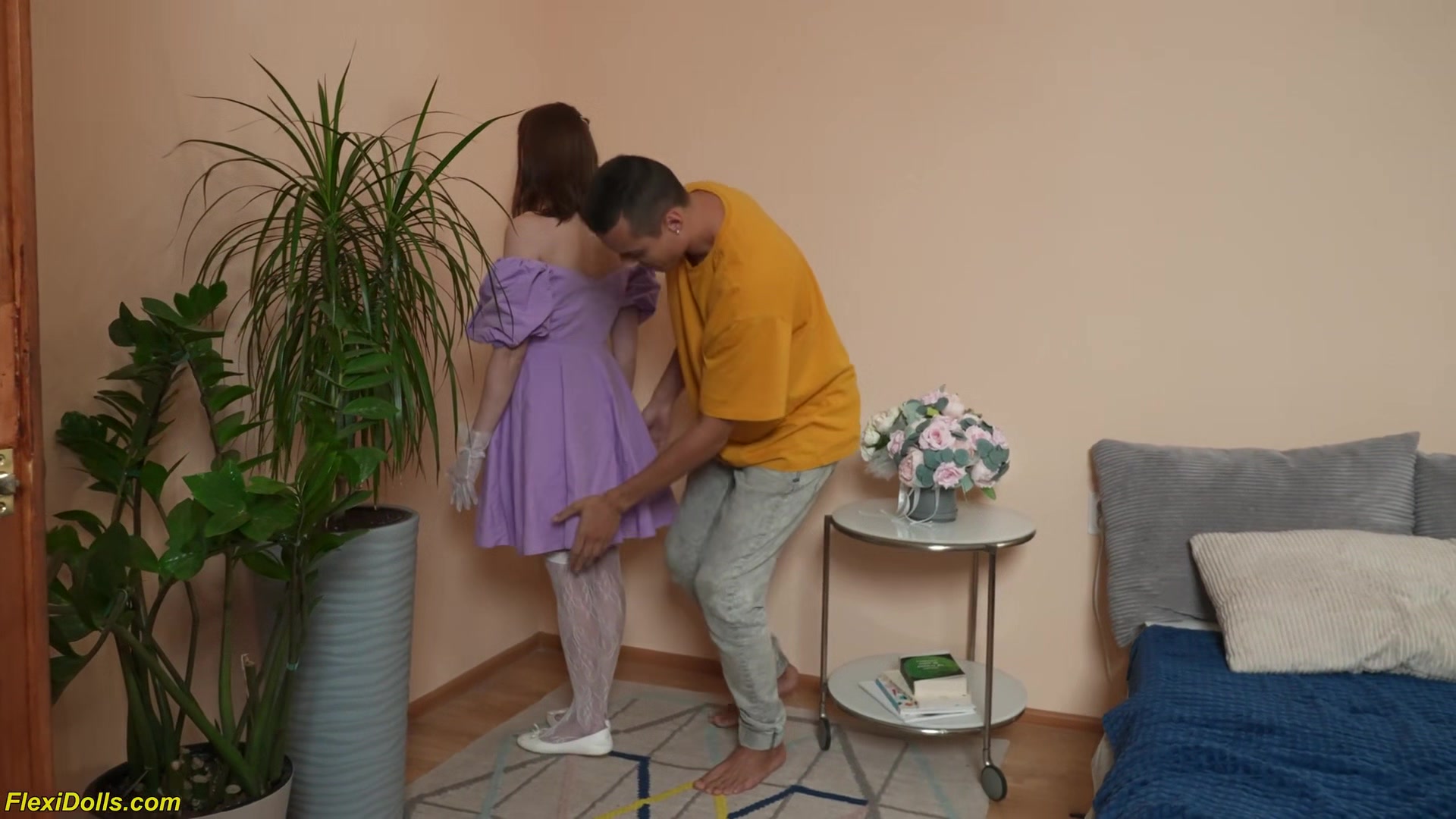Redhead Real Flexi Doll Deep Ass Fucked