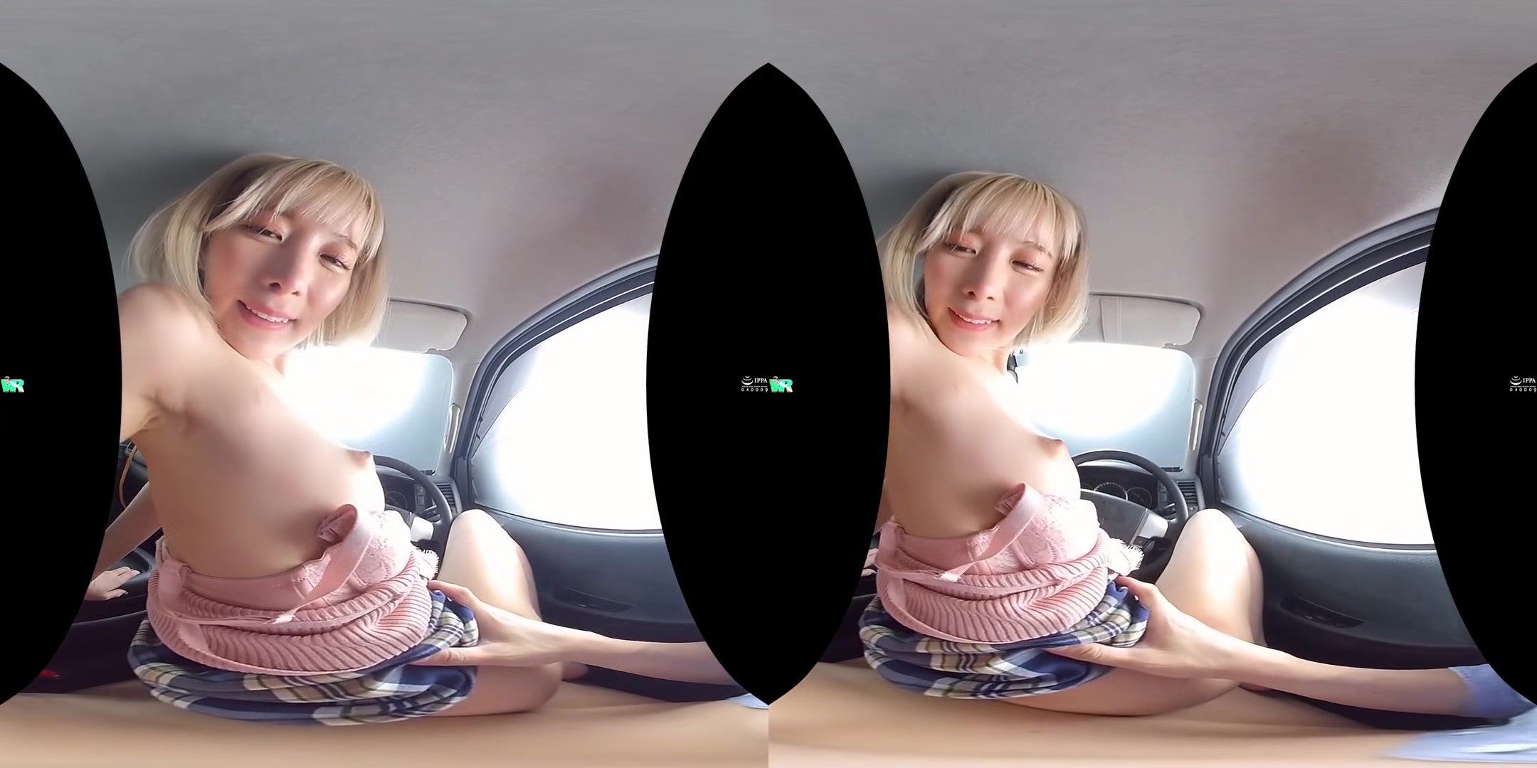Riko Momose - Sweaty And Confined Car Sex With Gyaru On The Way Home