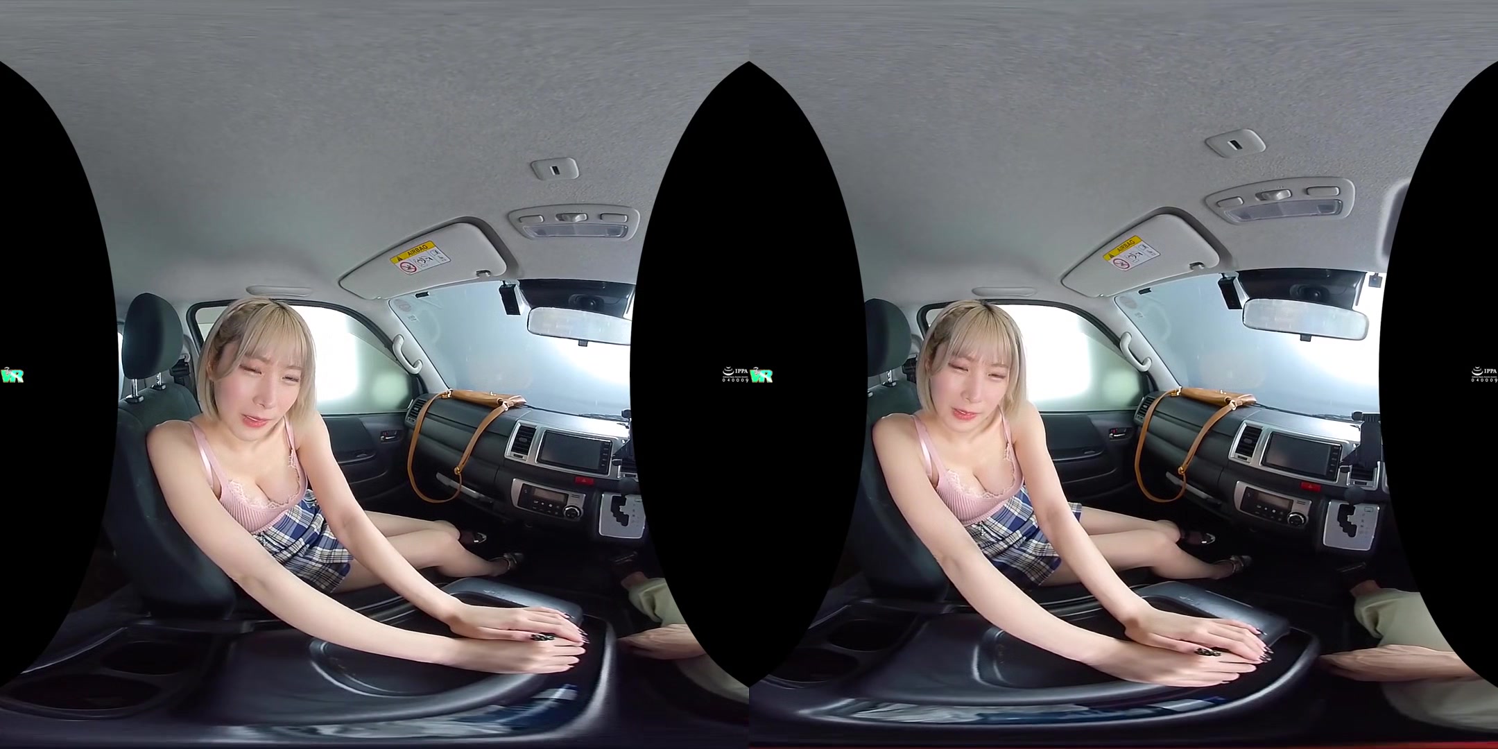 Riko Momose - Sweaty And Confined Car Sex With Gyaru On The Way Home