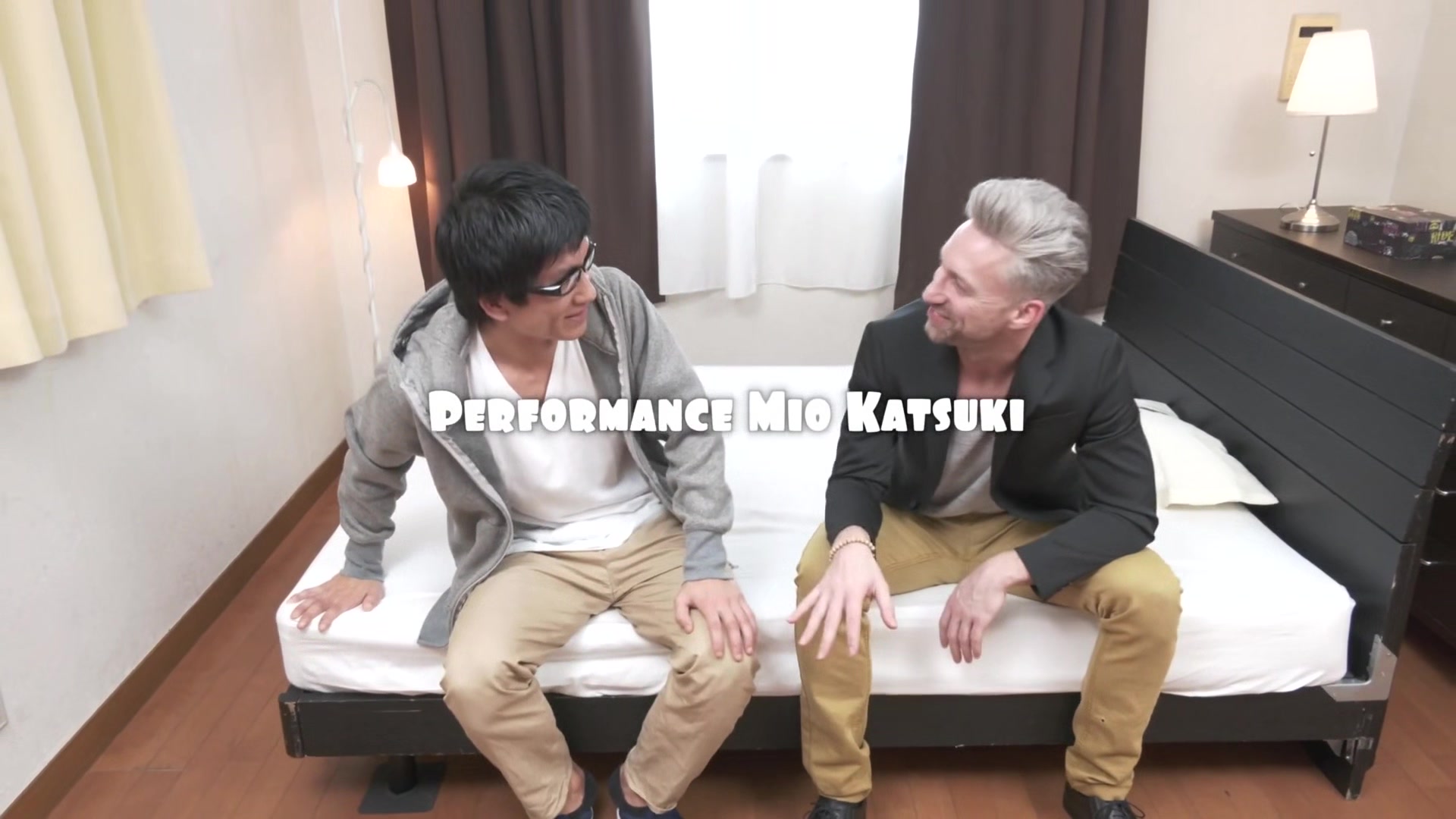 Mio Katsuki Maid-Interracial Threesome!