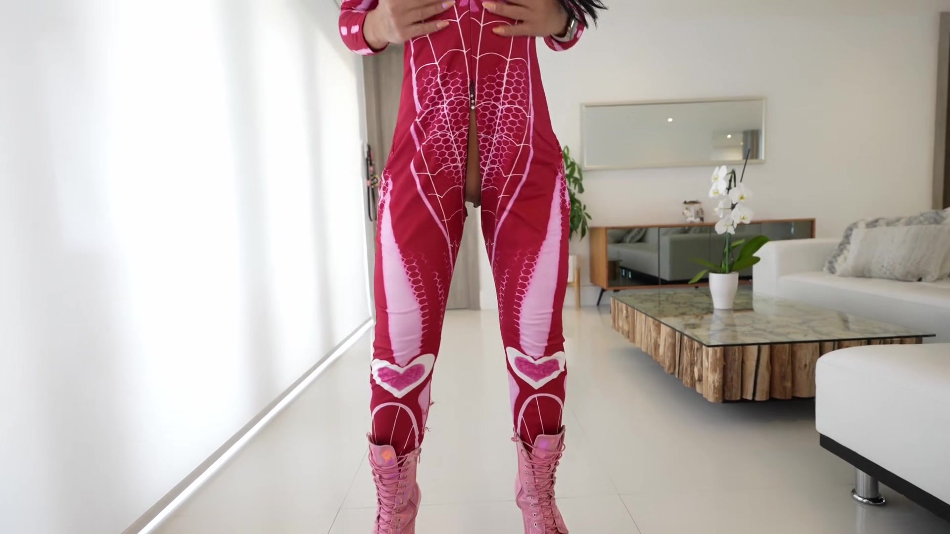Hardbody in Spider Costume