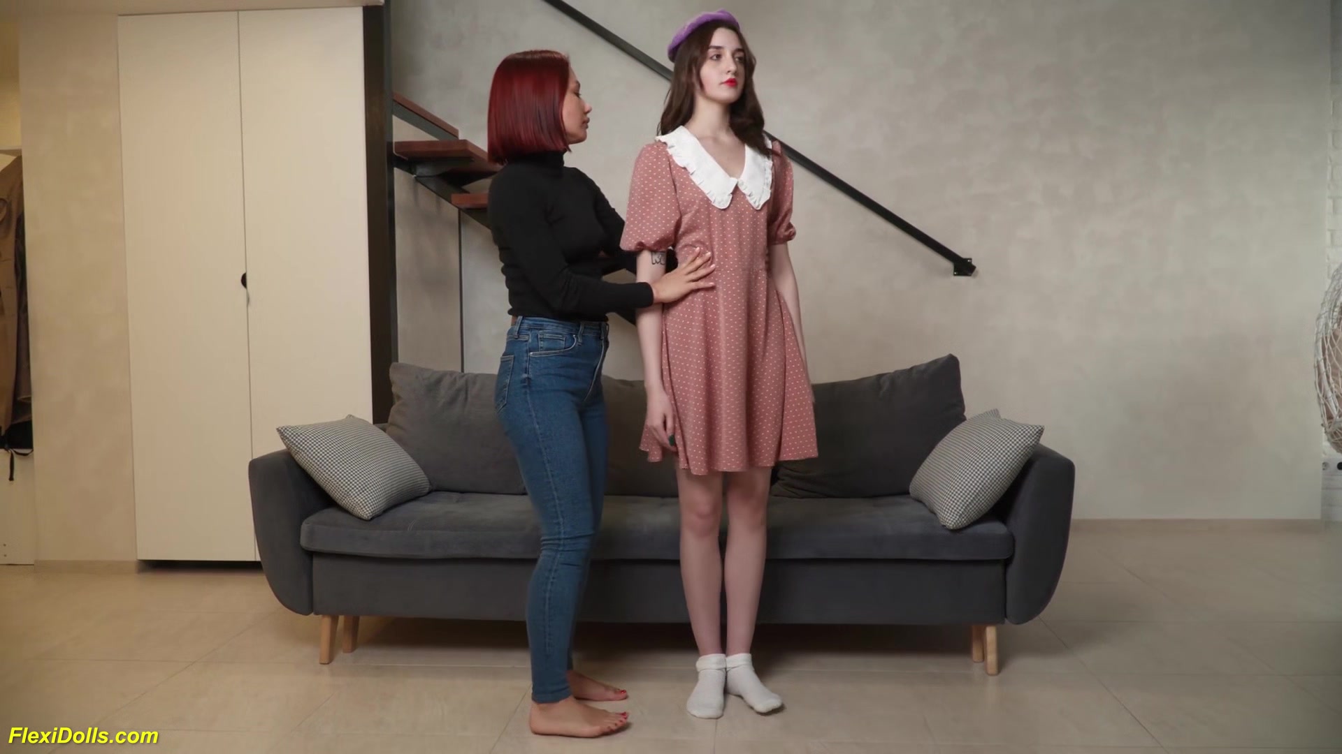 Skinny Flexi Teen Doll Gets Tight Ass Stretched