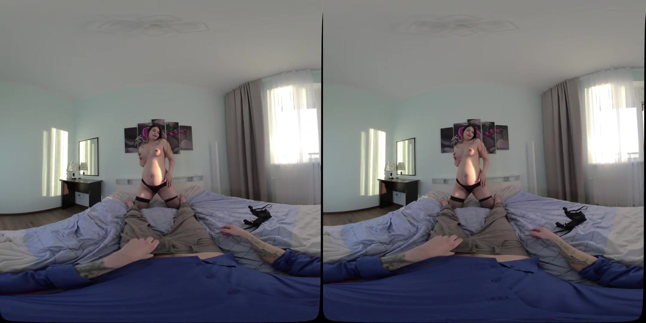 Hot Pregnant Baby Jumping On A Dick