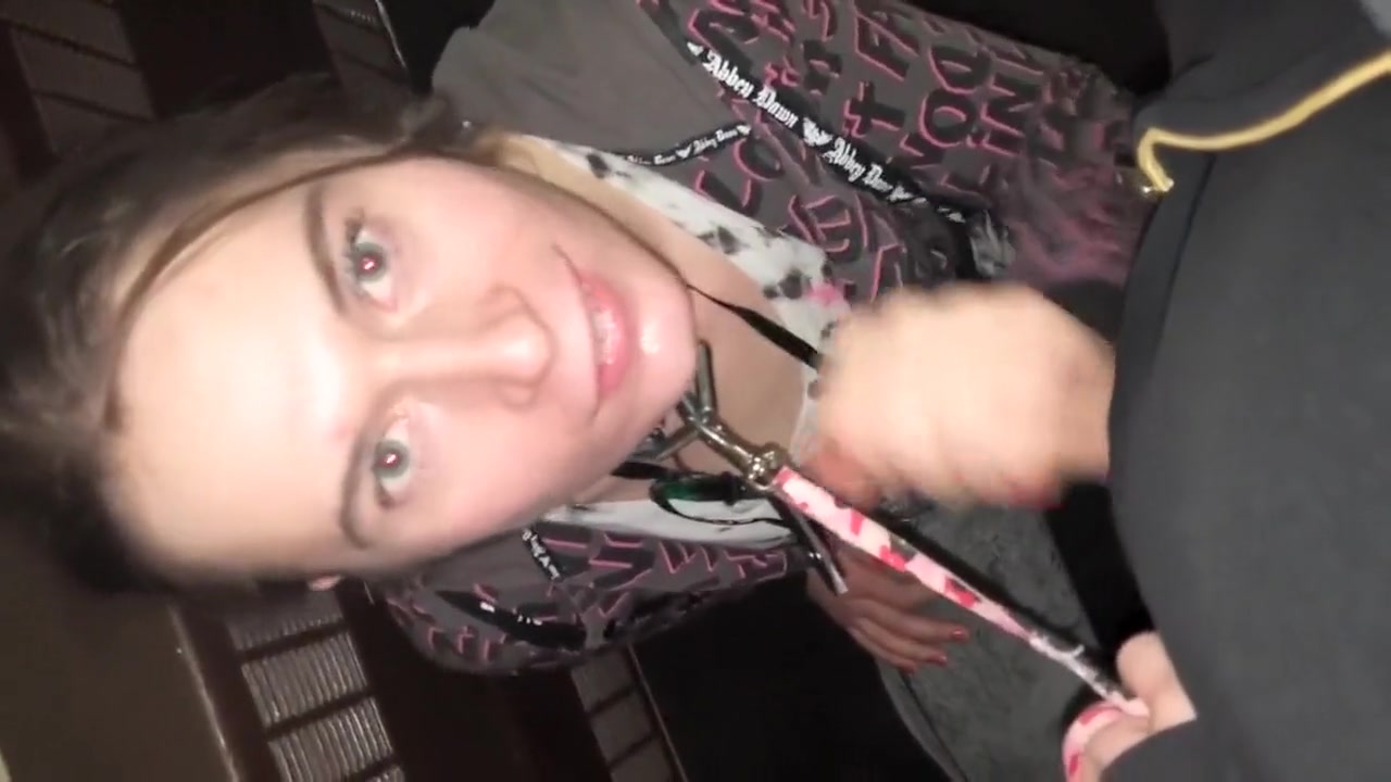Brandi Eve Sucking Cock In Hotel Stairwell!!
