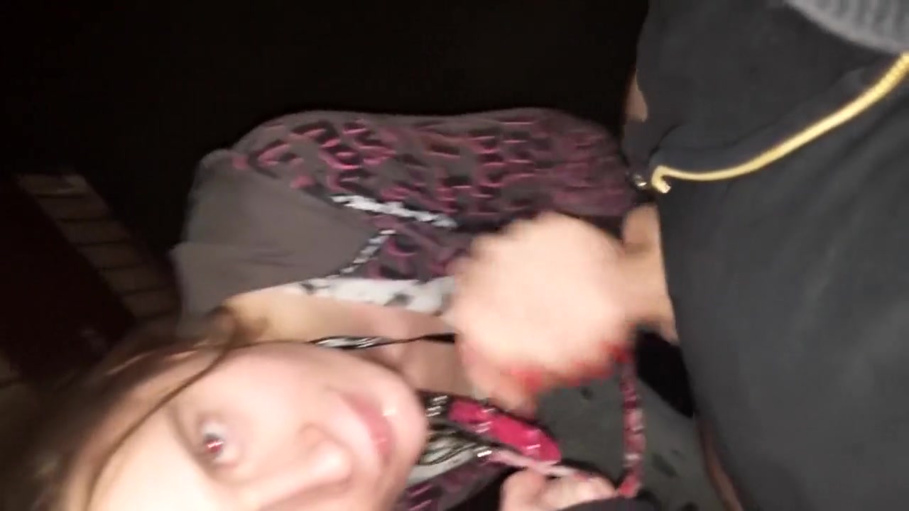 Brandi Eve Sucking Cock In Hotel Stairwell!!