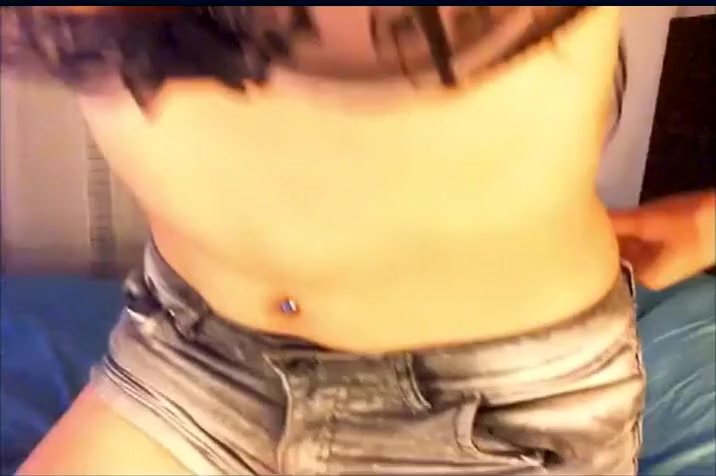 Absolutely Stunning Shemale Stroking Her Sexy Shenis