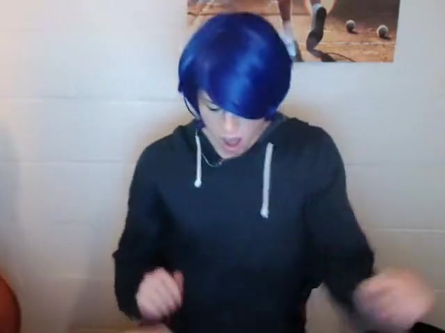 Blue Haired Cd Webcam