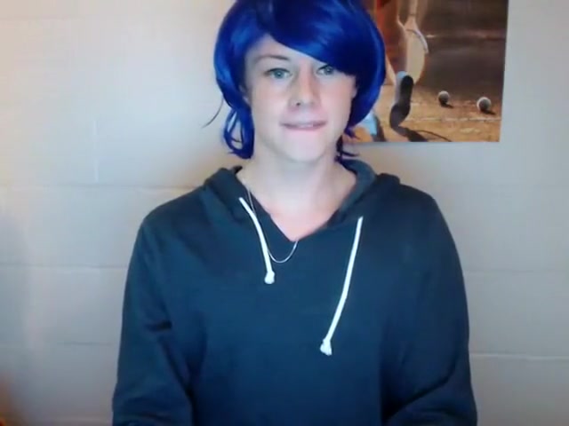 Blue Haired Cd Webcam