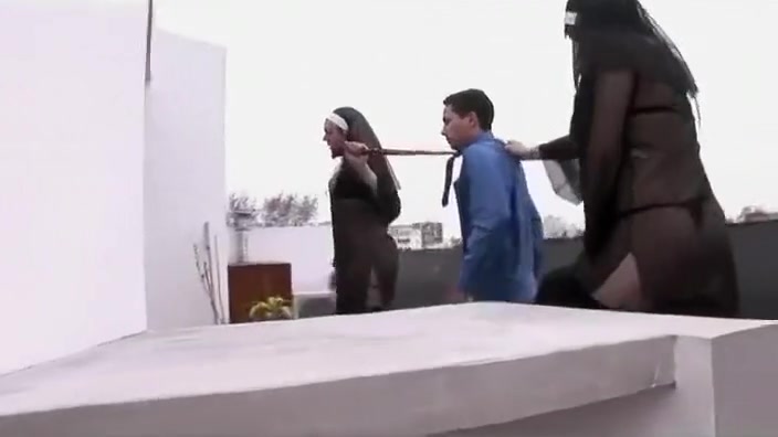 3 Tranny Nuns Gangbang Guy