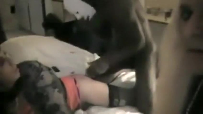 Two French Crossdressers Gangbanged