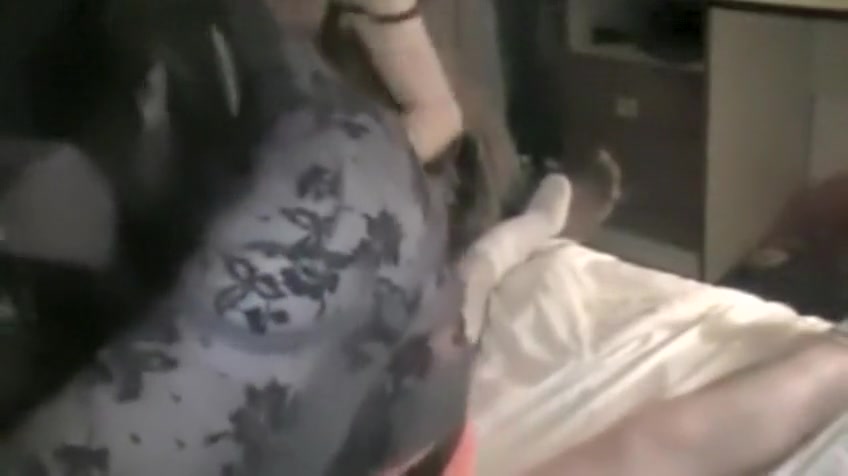 Two French Crossdressers Gangbanged
