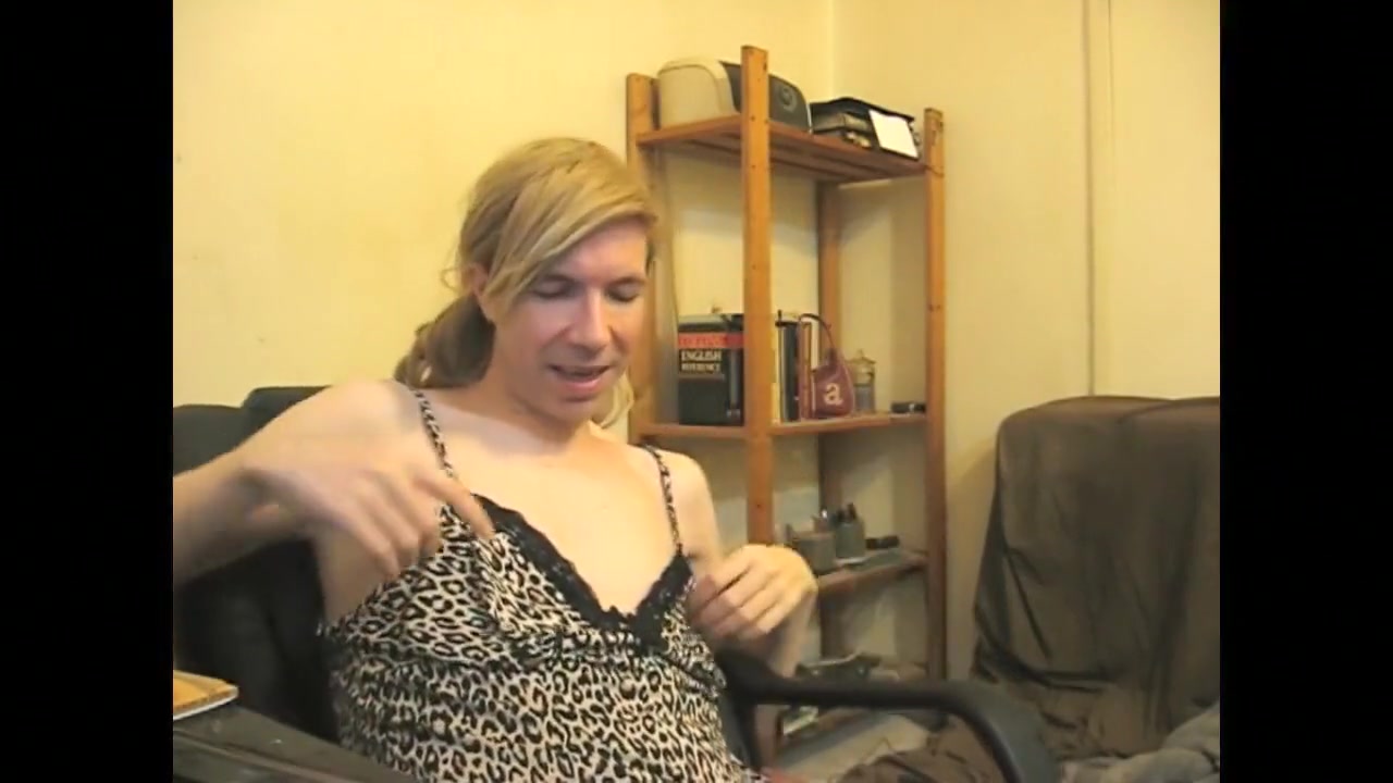 Insane Crossdresser Lily Evans Out Of Control!
