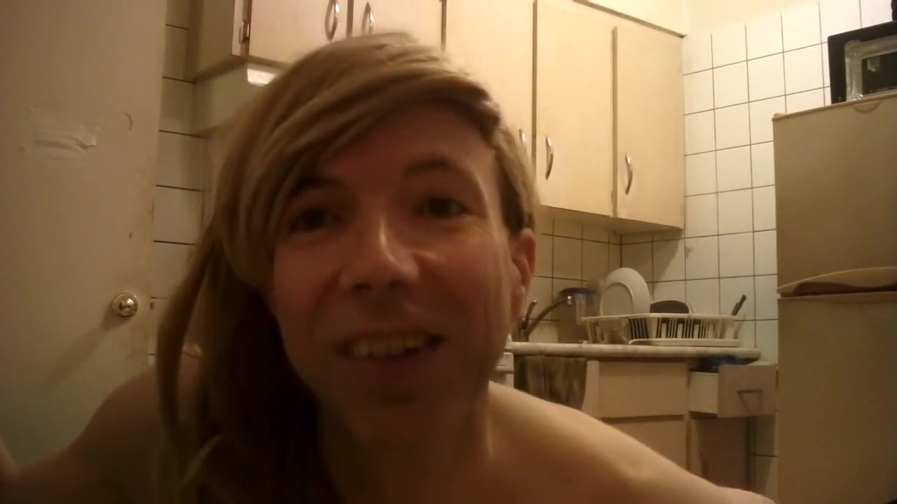 Insane Crossdresser Lily Evans Out Of Control!