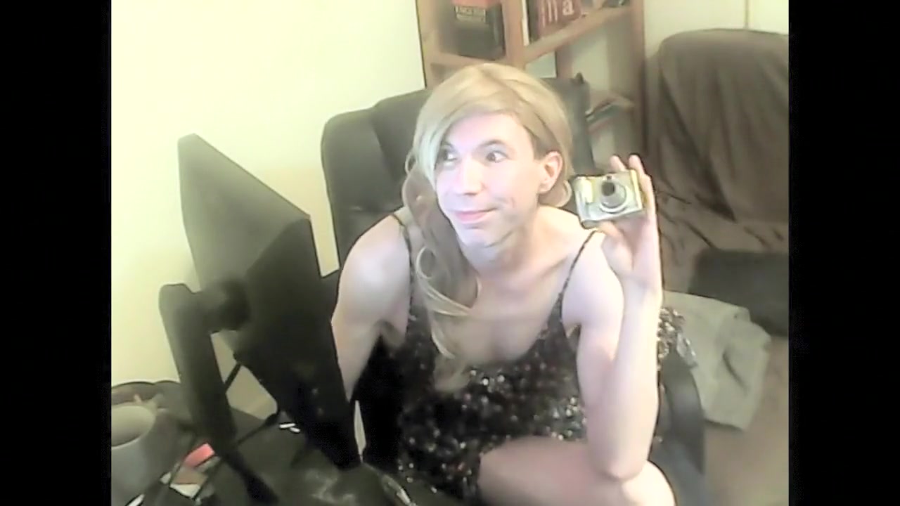Insane Crossdresser Lily Evans Out Of Control!