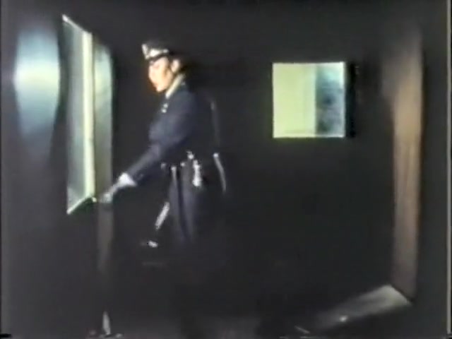 Black tranny cop dominates a vintage girl