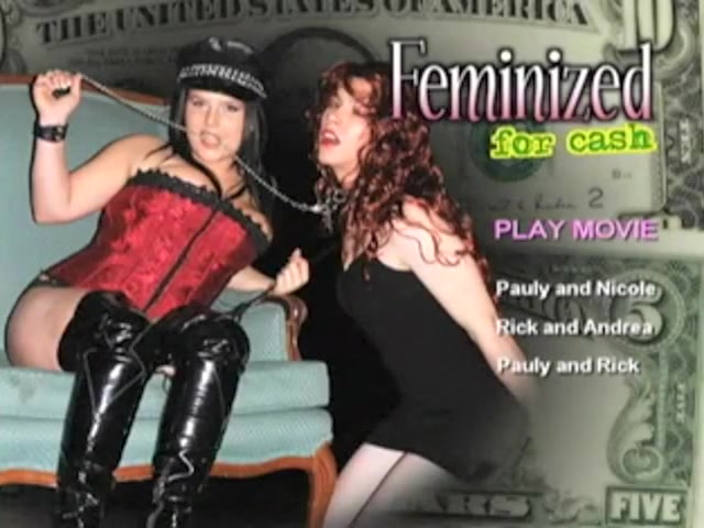Feminized for Cash - Two Blonde crossdressers