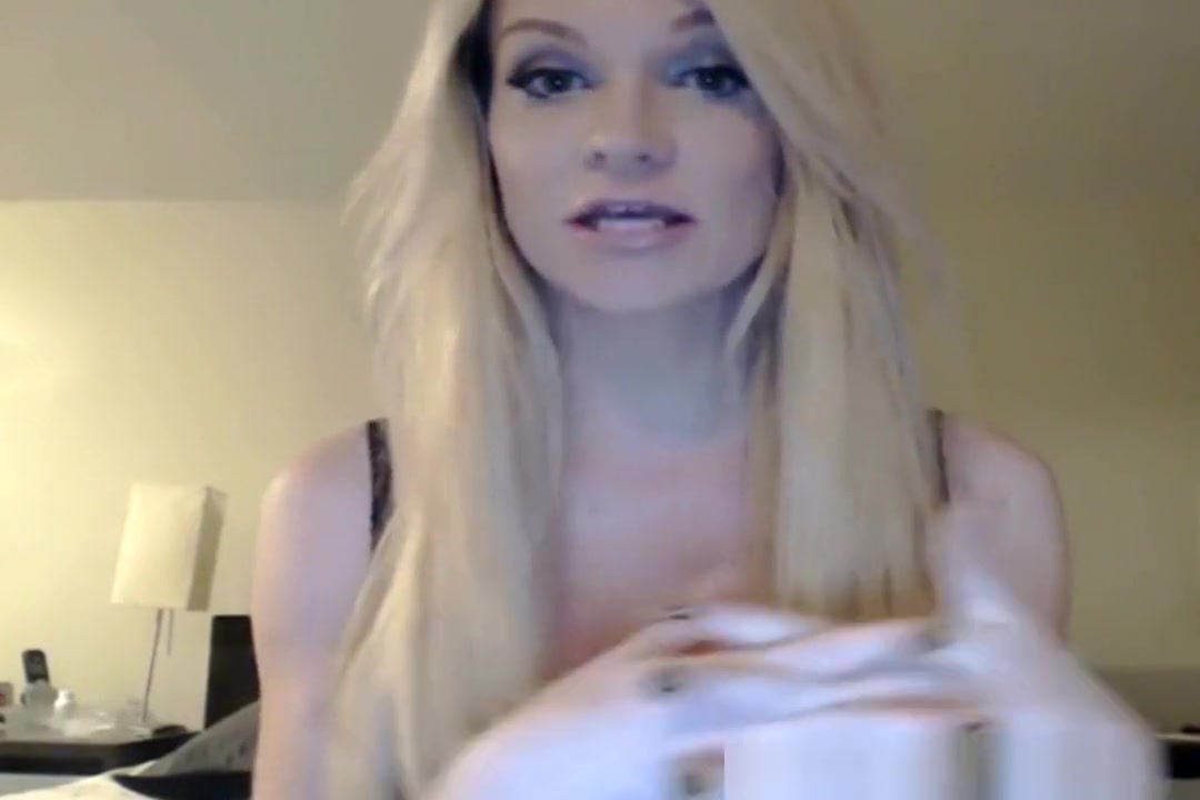 Blonde Shemale Takes 12 inch Dildo