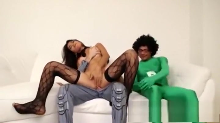 fine shemale Enjoys A pair Of Super cocks