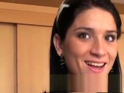 humongous melons brunette TS jerking off