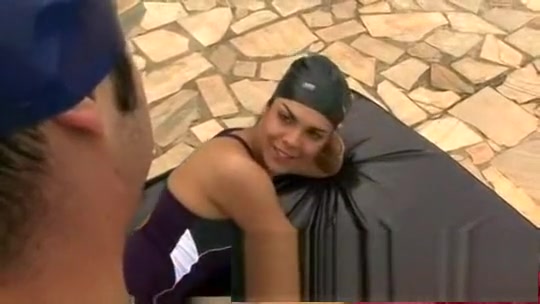 Brazilian tranny receive screwed Hard