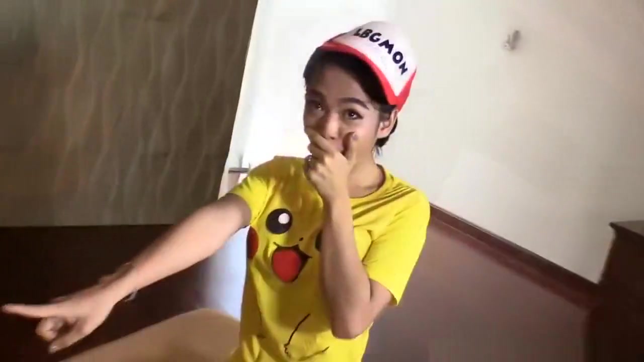 Geeky ladyboy in a pokemon shirt gets fucked bareback