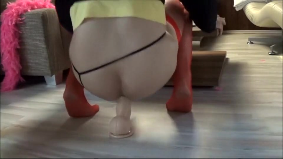 Sissy anal big didlo