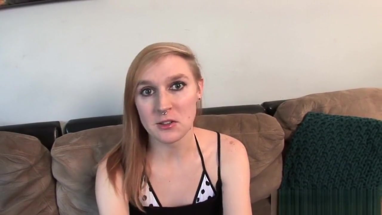 Casting amateur shemale tugs on her cock