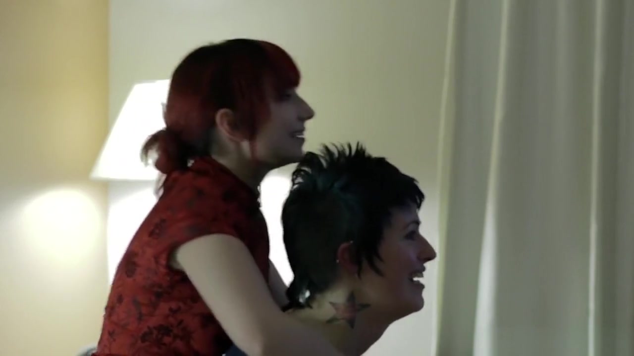 Lesbian emo tgirl licking sixtynine