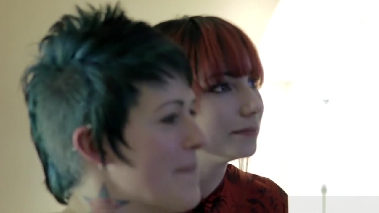 Lesbian emo tgirl licking sixtynine