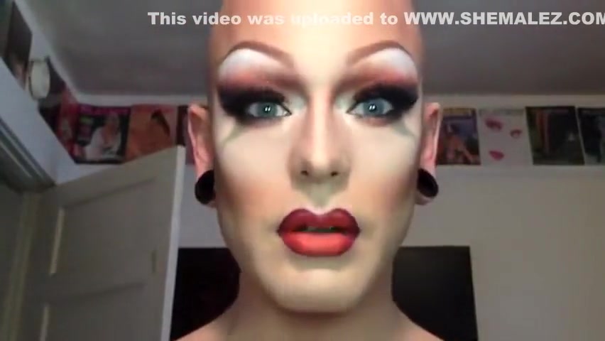 Drag queen transformation