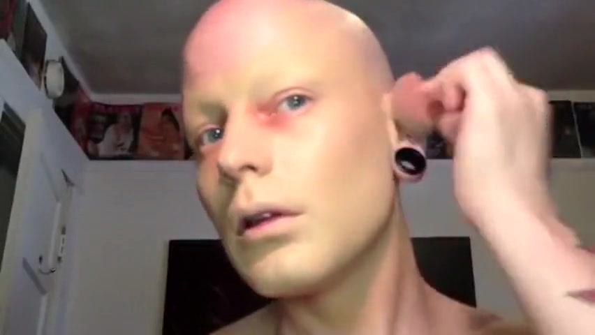 Drag queen transformation