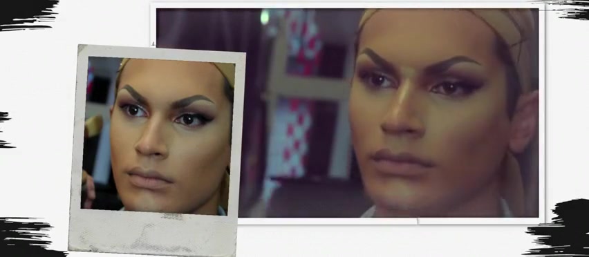 First time with a drag makeup