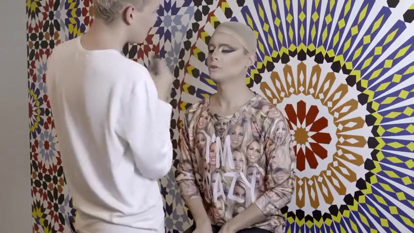 Transformed into a drag