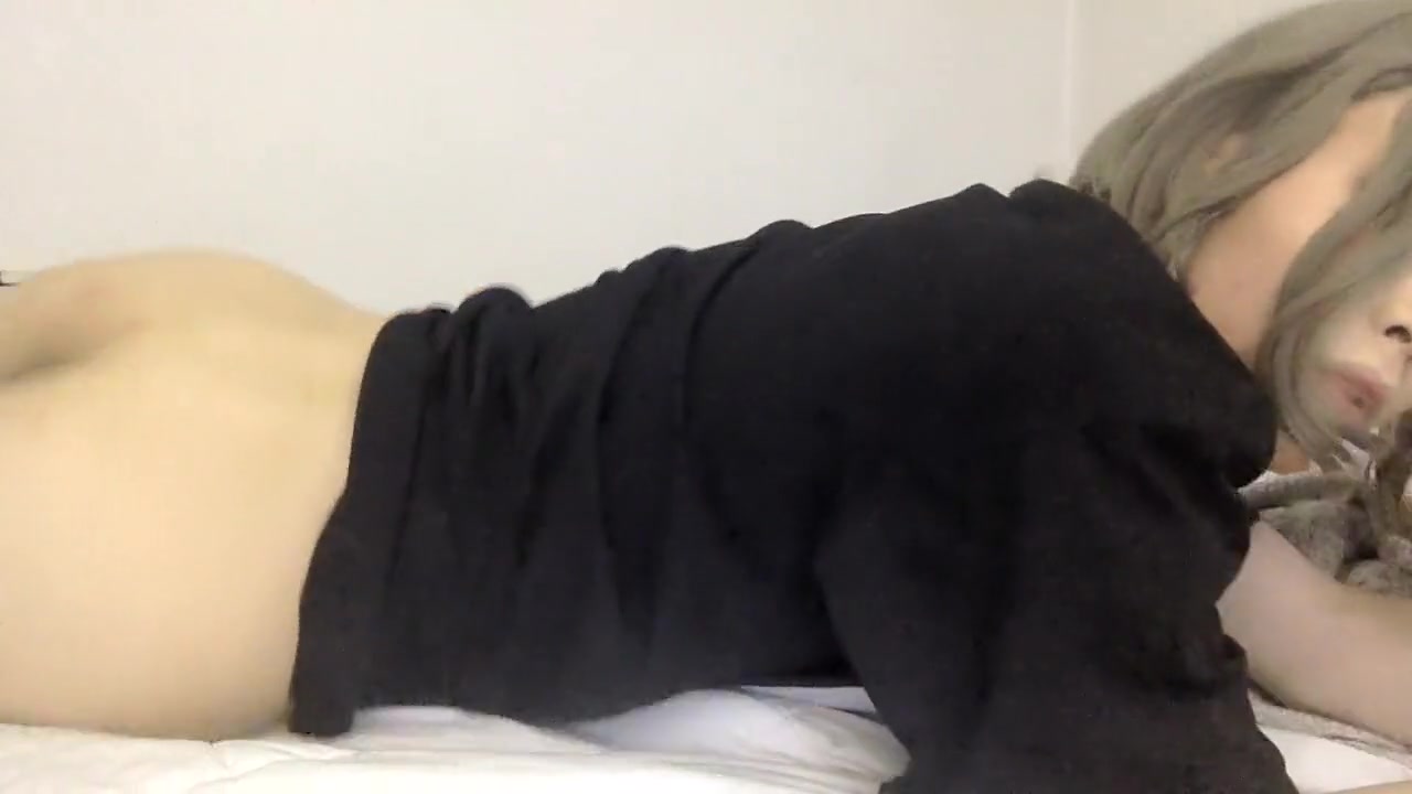 Cute Asian Trap Plays With Nice Cock