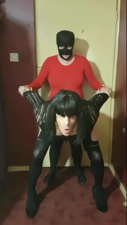 british crossdresser gets his ass a pegging taking ass to mouth twice