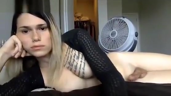 Tattoed amateur Shemal With wonderful tits Masturbat