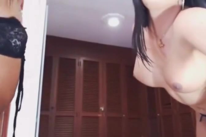 Two latina trannies strip And Tease