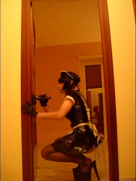Horny sissy slut maid sucks and cums