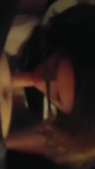 Sissy sucks her first cock while wife is away.