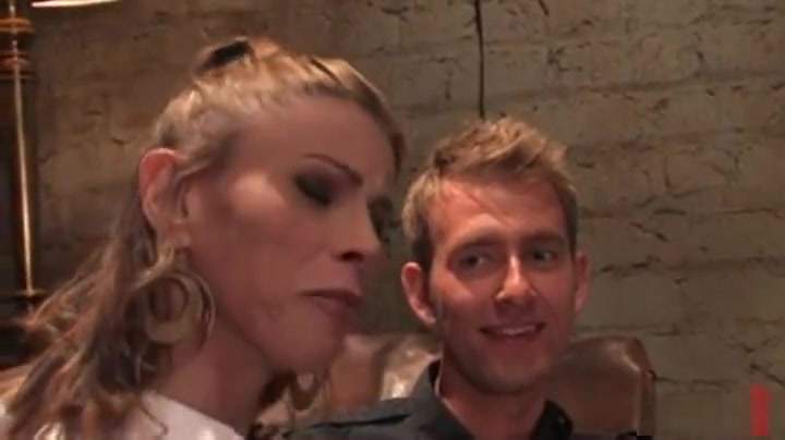 sexy Blond tranny pounding Her paramour